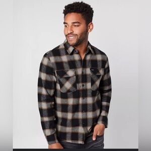 Brixton Bowery Flannel Shirt size large